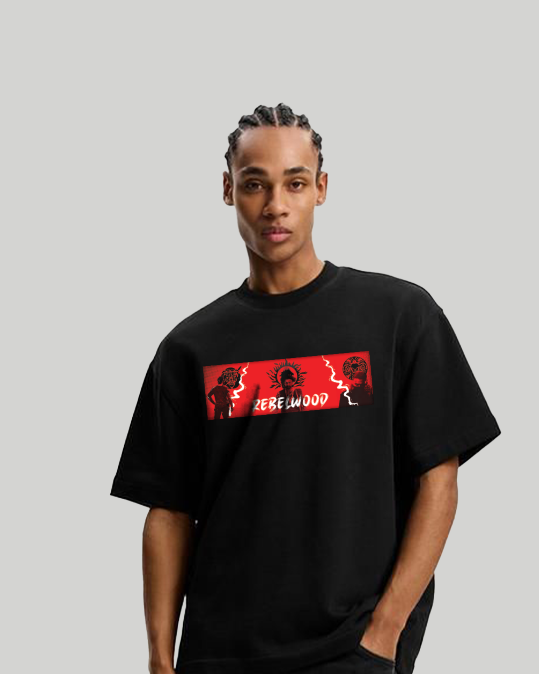 Rebelwood Since 2002 240 GSM Oversized