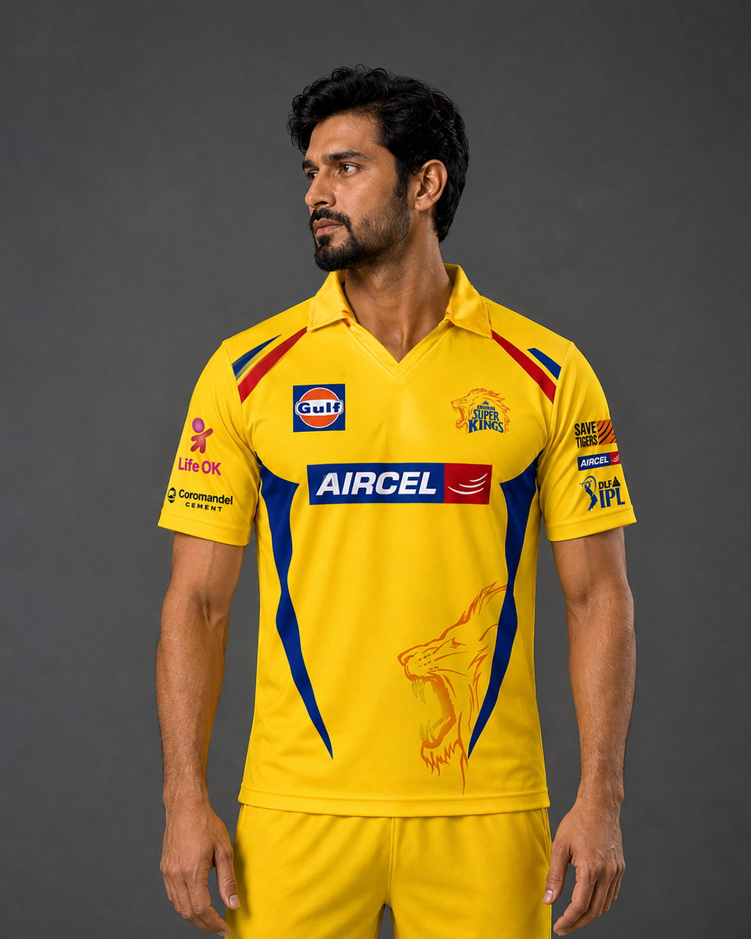 CSK Retro DHONI Jersey