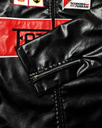 Ferrari Leather Embroidered Jacket