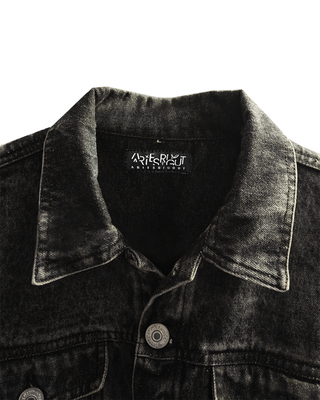 Phantom Charcoal Denim Jacket - Aries Rigout