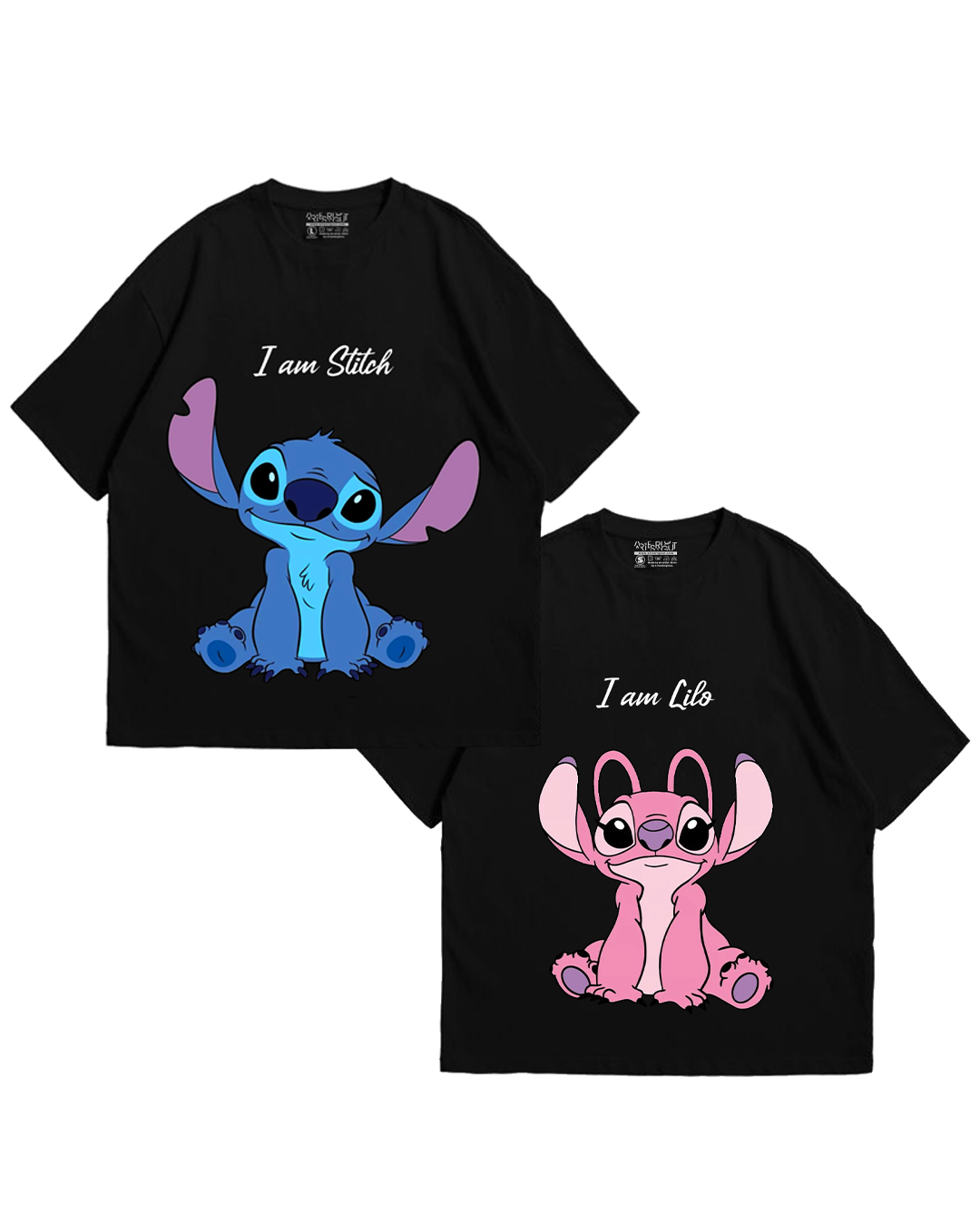 Stitch and lilo Premium Couple tee