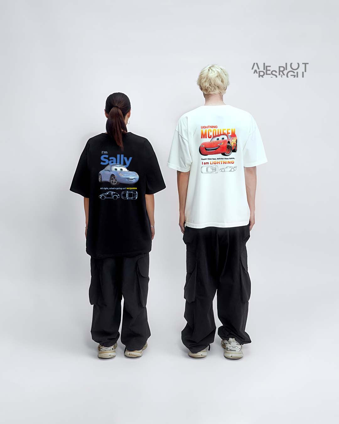 Sally and MC Queen couple tees premium
