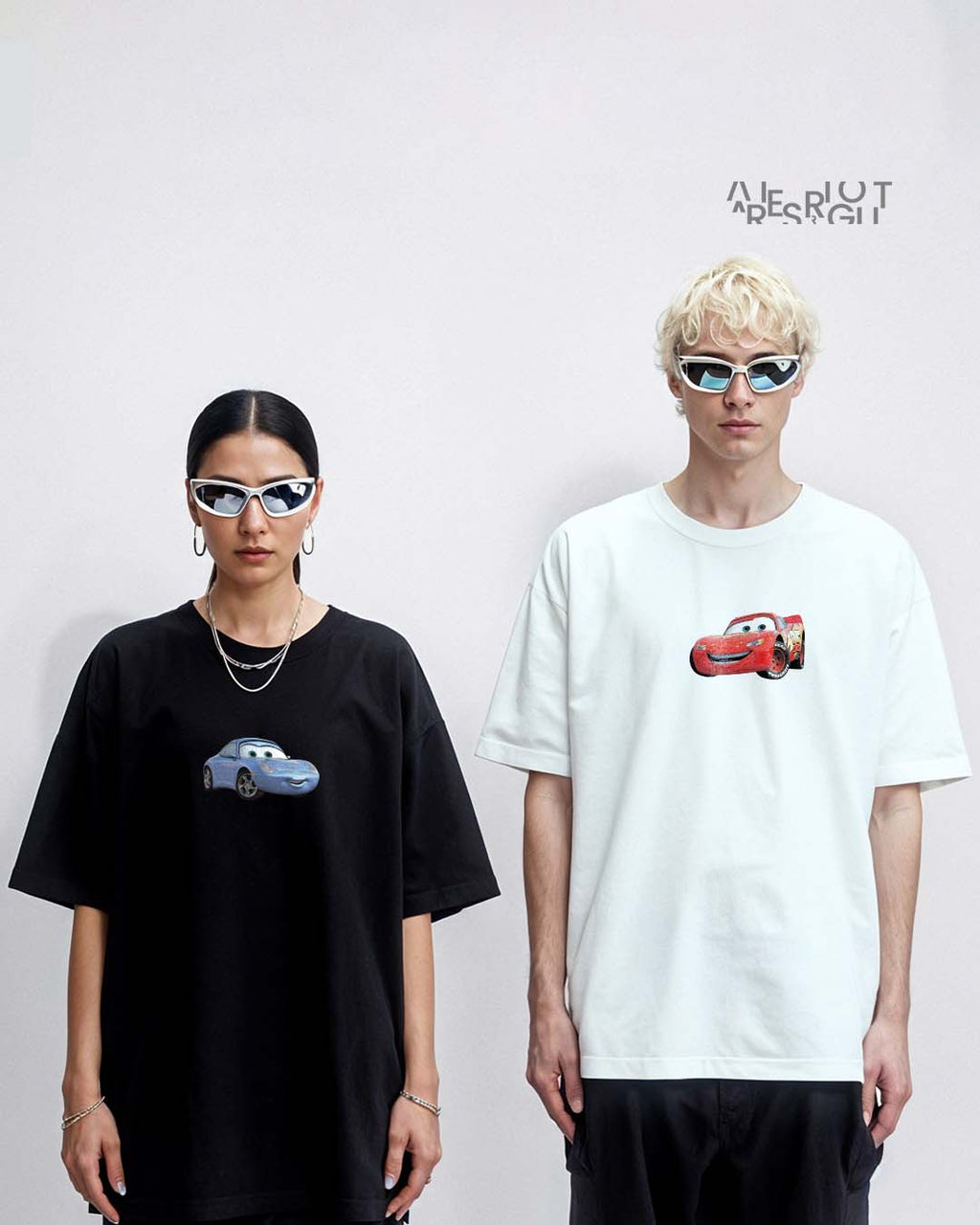 Sally and MC Queen couple tees premium