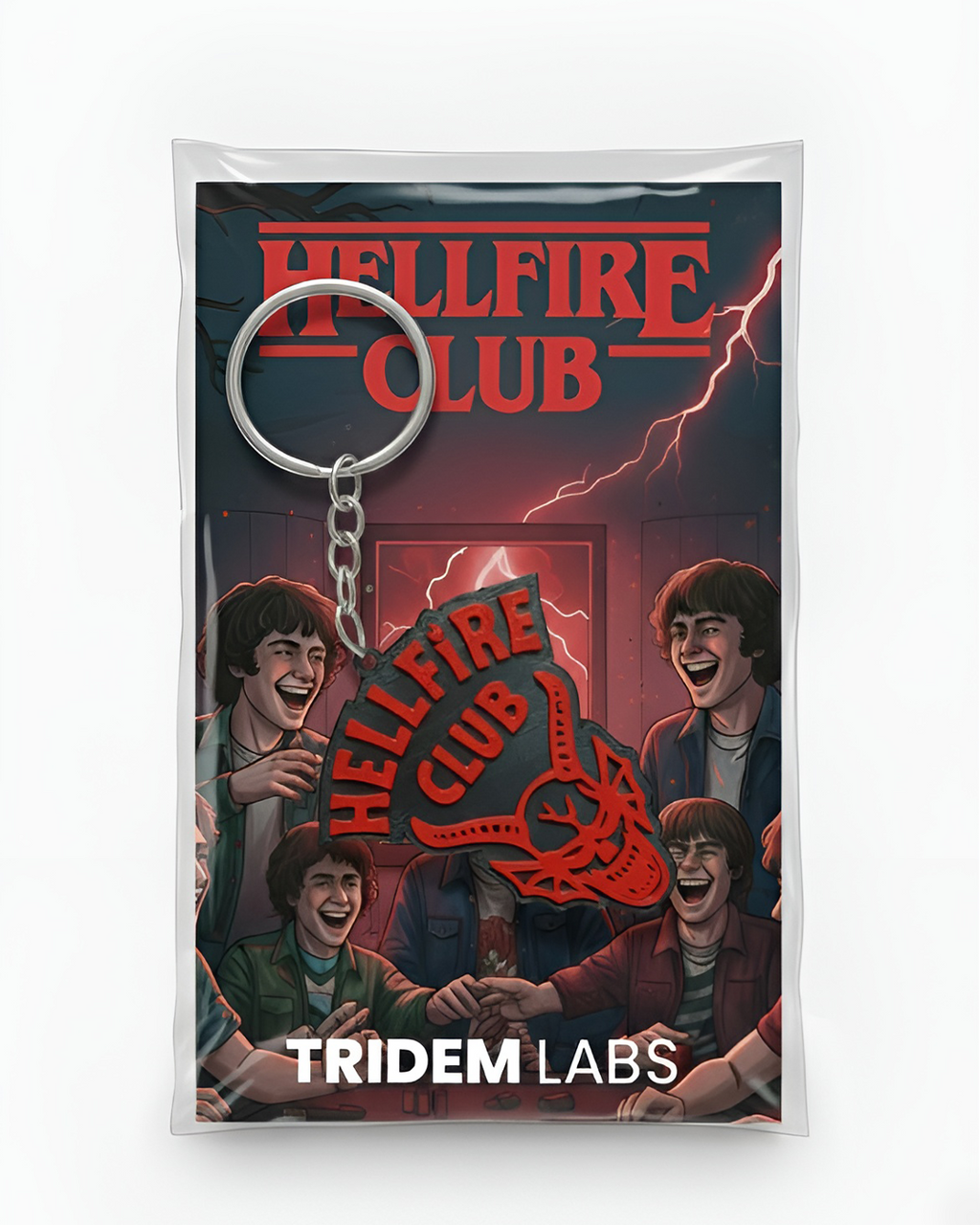 Hellfire Club 3D Keychain - Stranger Things