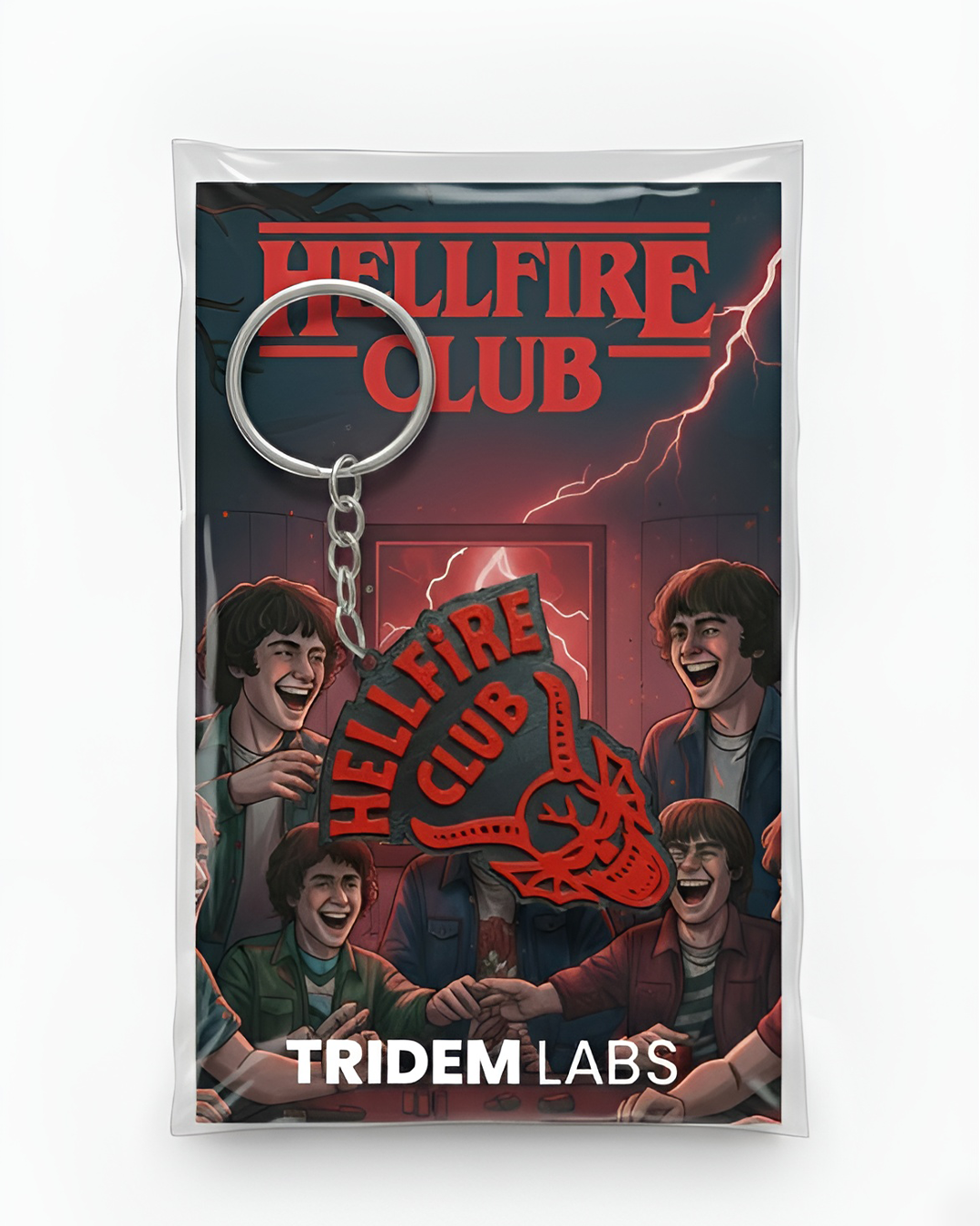 Hellfire Club 3D Keychain - Stranger Things