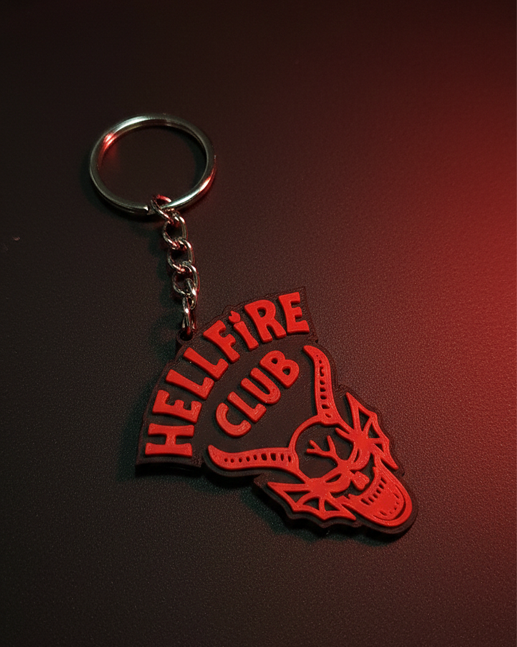Hellfire Club 3D Keychain - Stranger Things