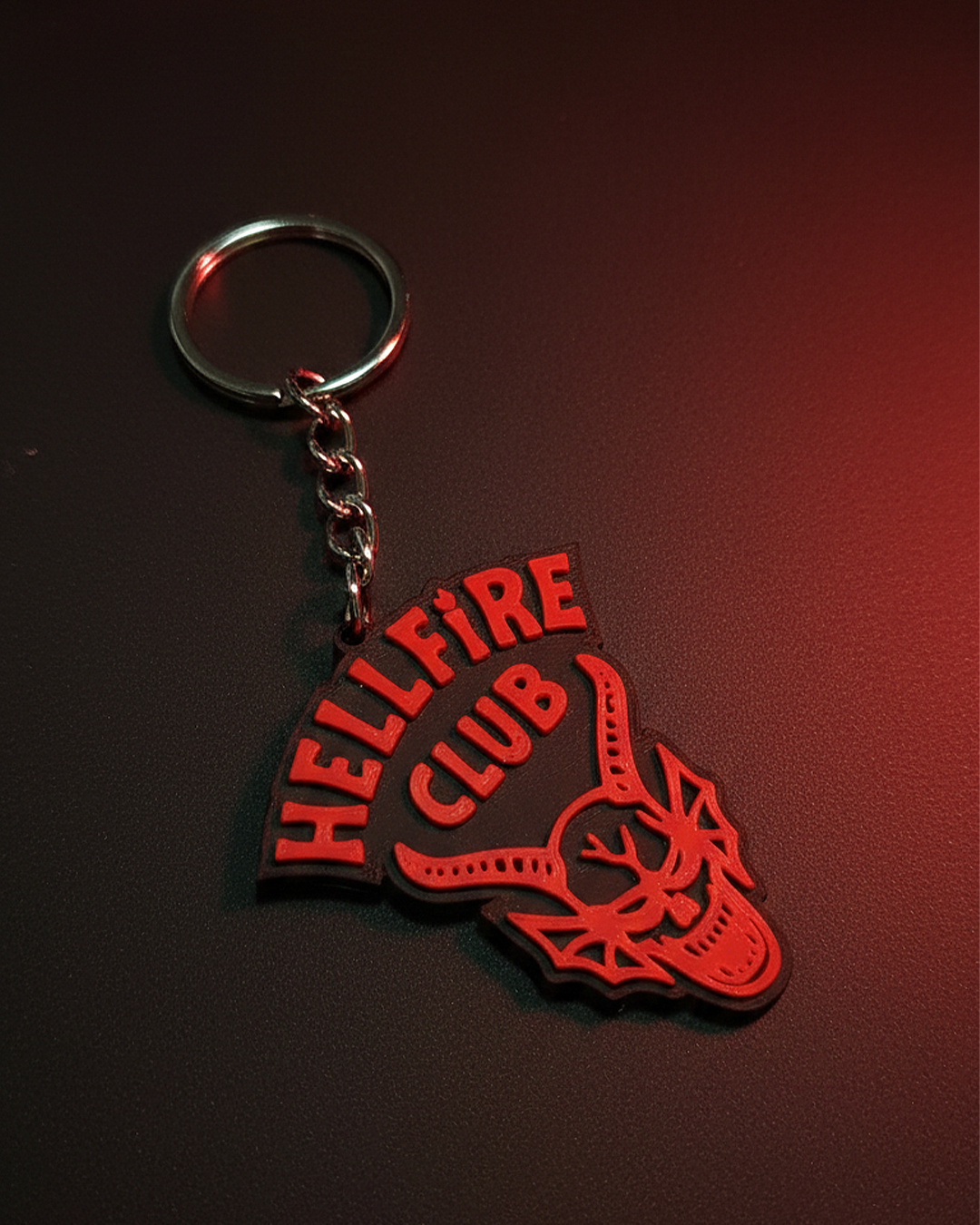 Hellfire Club 3D Keychain - Stranger Things
