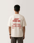 Just Kiss Me Oversized Tee