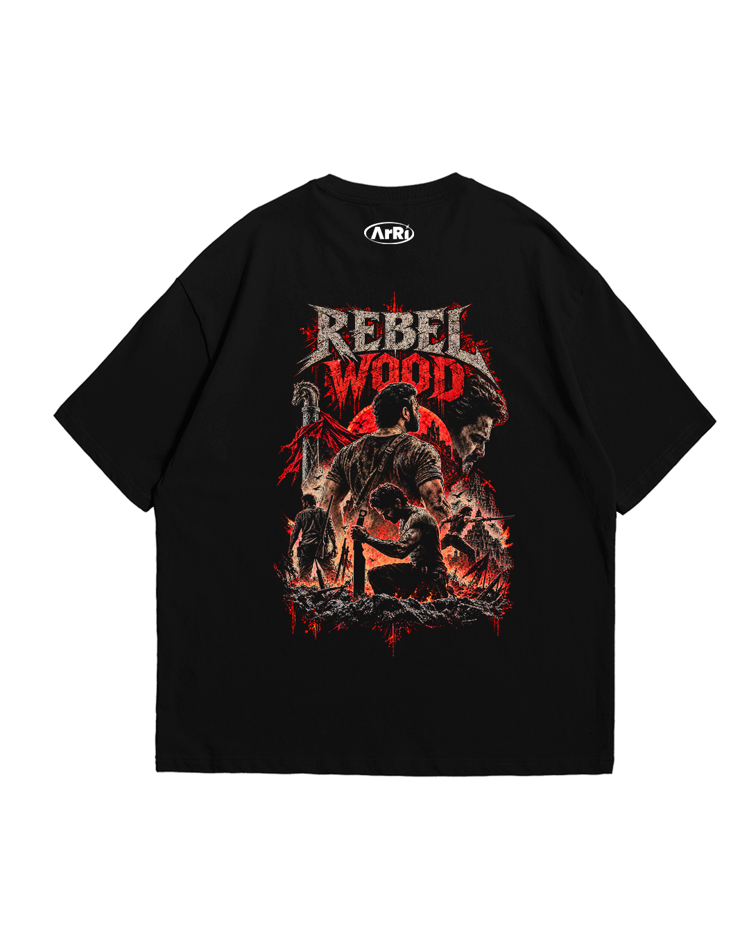 Rebelwood Dino Edition Oversized- Prabhas Tee